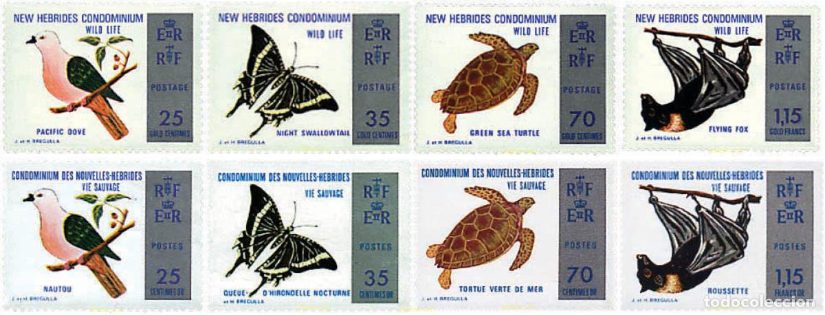Sellos: 76703 MNH NUEVAS HEBRIDAS 1974 VIDA SALVAJE DE NUEVAS HEBRIDAS