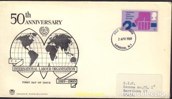 Sellos: 371055 MNH GRAN BRETA&Ntilde;A 1969 EUROPA CEPT. ANIVERSARIOS