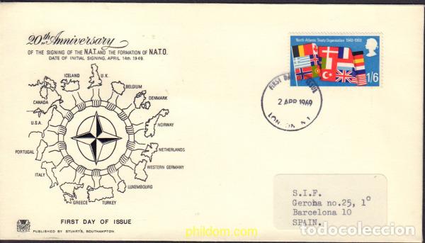 Sellos: 578359 MNH GRAN BRETA&Ntilde;A 1969 EUROPA CEPT. ANIVERSARIOS