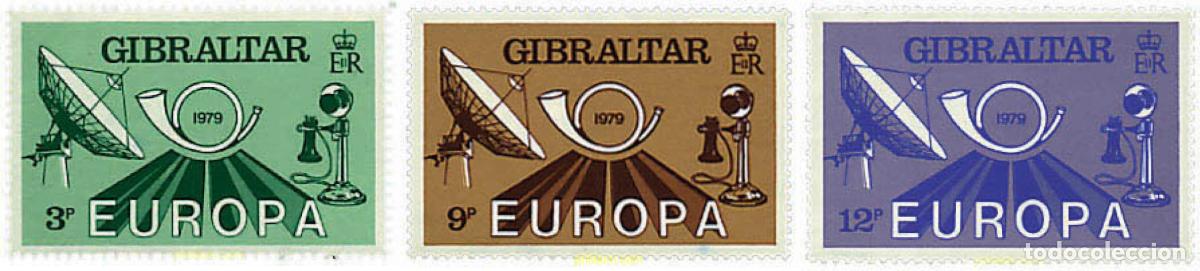 Sellos: 82418 MNH GIBRALTAR 1979 EUROPA CEPT. COMUNICACIONES