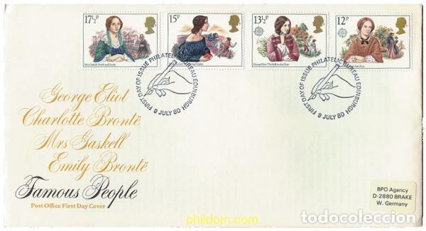 Sellos: 23873 MNH GRAN BRETA&Ntilde;A 1980 EUROPA CEPT. GENTE FAMOSA