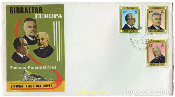 Sellos: 23872 MNH GIBRALTAR 1980 EUROPA CEPT. GENTE FAMOSA