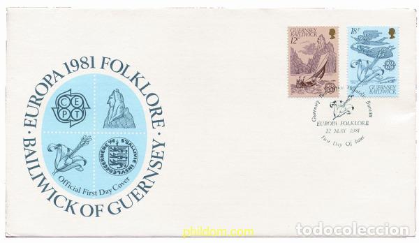 Briefmarken: 22915 MNH GUERNSEY 1981 EUROPA CEPT. FOLCLORE