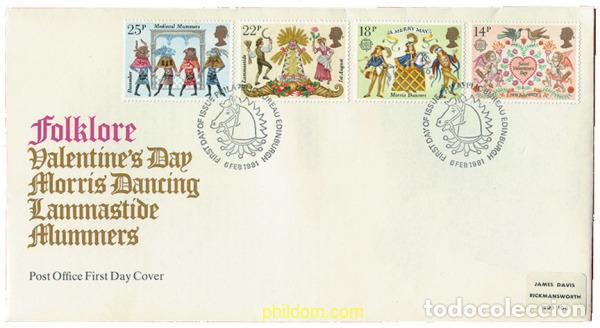 Sellos: 23905 MNH GRAN BRETA&Ntilde;A 1981 EUROPA CEPT. FOLCLORE