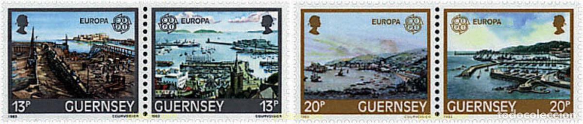 Sellos: 5595 MNH GUERNSEY 1983 EUROPA CEPT. GRANDES OBRAS DE LA HUMANIDAD