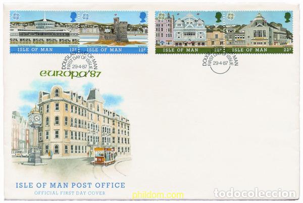Sellos: 24127 MNH MAN 1987 EUROPA CEPT. ARQUITECTURA MODERNA