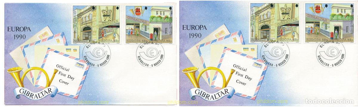Sellos: 24224 MNH GIBRALTAR 1990 EUROPA CEPT. OFICINAS POSTALES