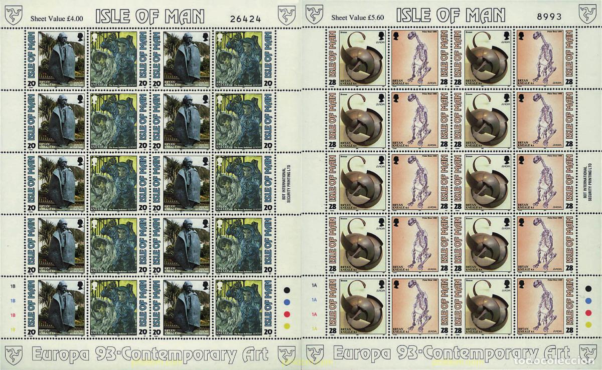 Briefmarken: 9045 MNH MAN 1993 EUROPA CEPT. ARTE CONTEMPORANEO