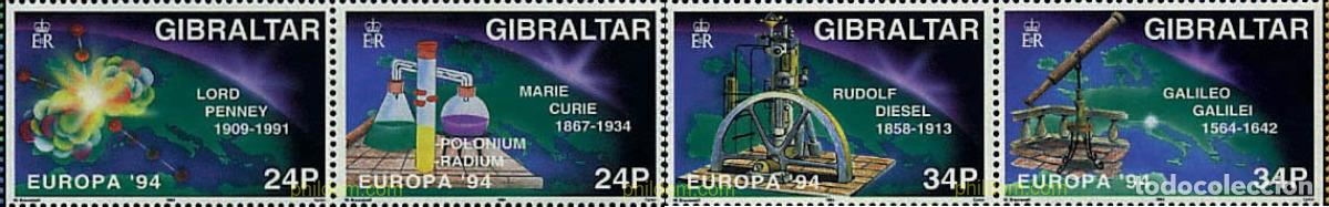 Sellos: 4585 MNH GIBRALTAR 1994 EUROPA CEPT. GRANDES DESCUBRIMIENTOS