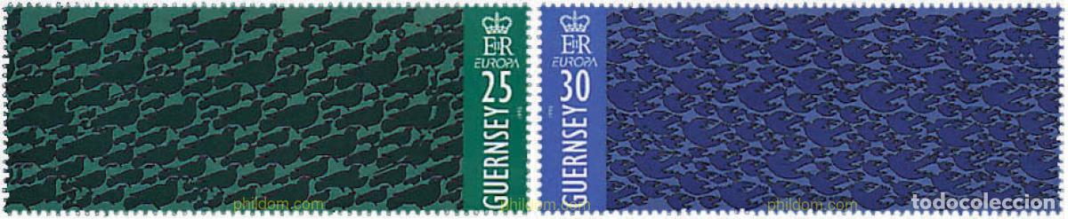 Sellos: 62964 MNH GUERNSEY 1995 EUROPA CEPT. PAZ Y LIBERTAD