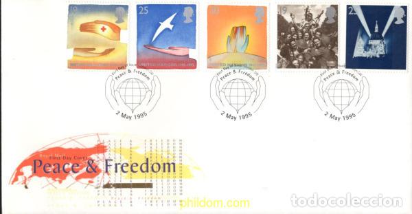 Sellos: 4002 MNH GRAN BRETA&Ntilde;A 1995 EUROPA CEPT. PAZ Y LIBERTAD