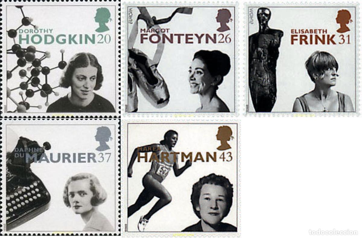 Sellos: 63009 MNH GRAN BRETA&Ntilde;A 1996 EUROPA CEPT. MUJERES CELEBRES