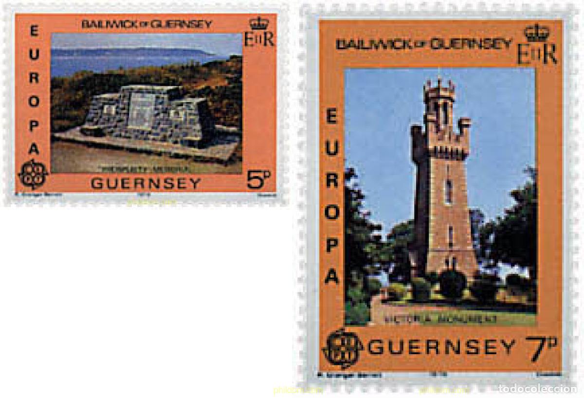Sellos: 62332 MNH GUERNSEY 1978 EUROPA CEPT. ARQUITECTURA