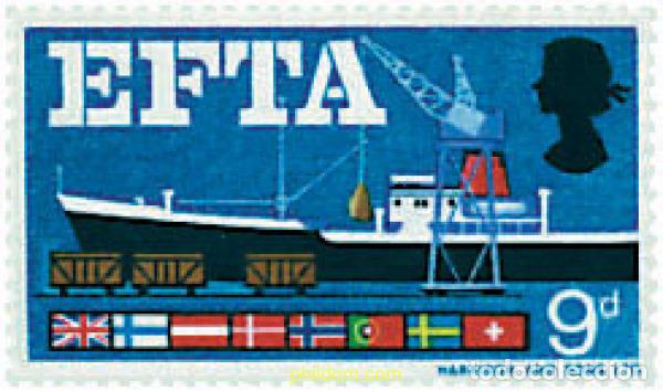 Sellos: 22709 MNH GRAN BRETA&Ntilde;A 1967 ASOCIACION EUROPEA DE LIBRE CAMBIO