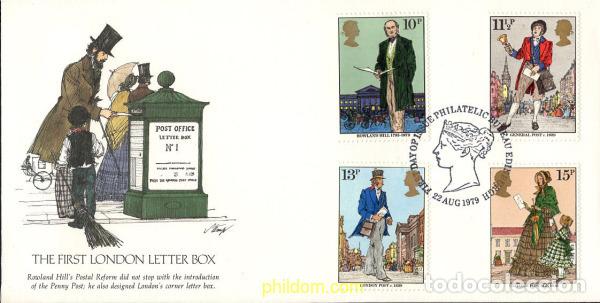 Sellos: 680768 MNH GRAN BRETA&Ntilde;A 1979 CENTENARIO DE LA MUERTE DE SIR ROWLAND HILL