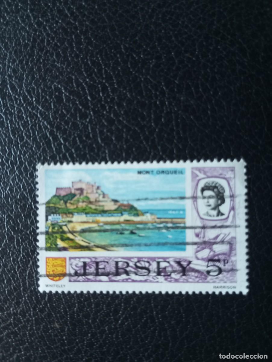 Sellos: JERSEY, 1969, ISABEL II, MONTE ORGUEIL YT 33