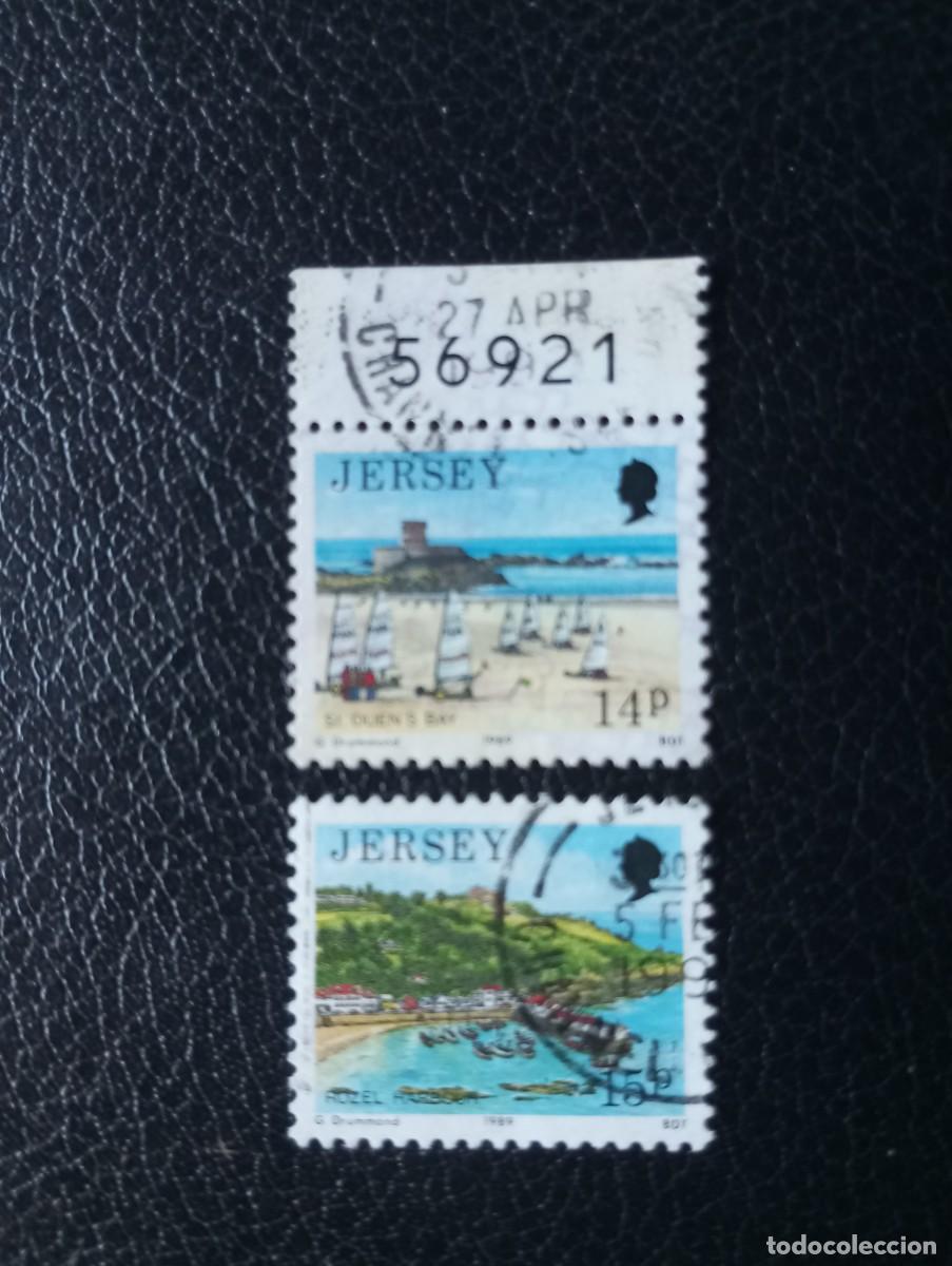 Sellos: JERSEY, 1989, VISTAS DE JERSEY