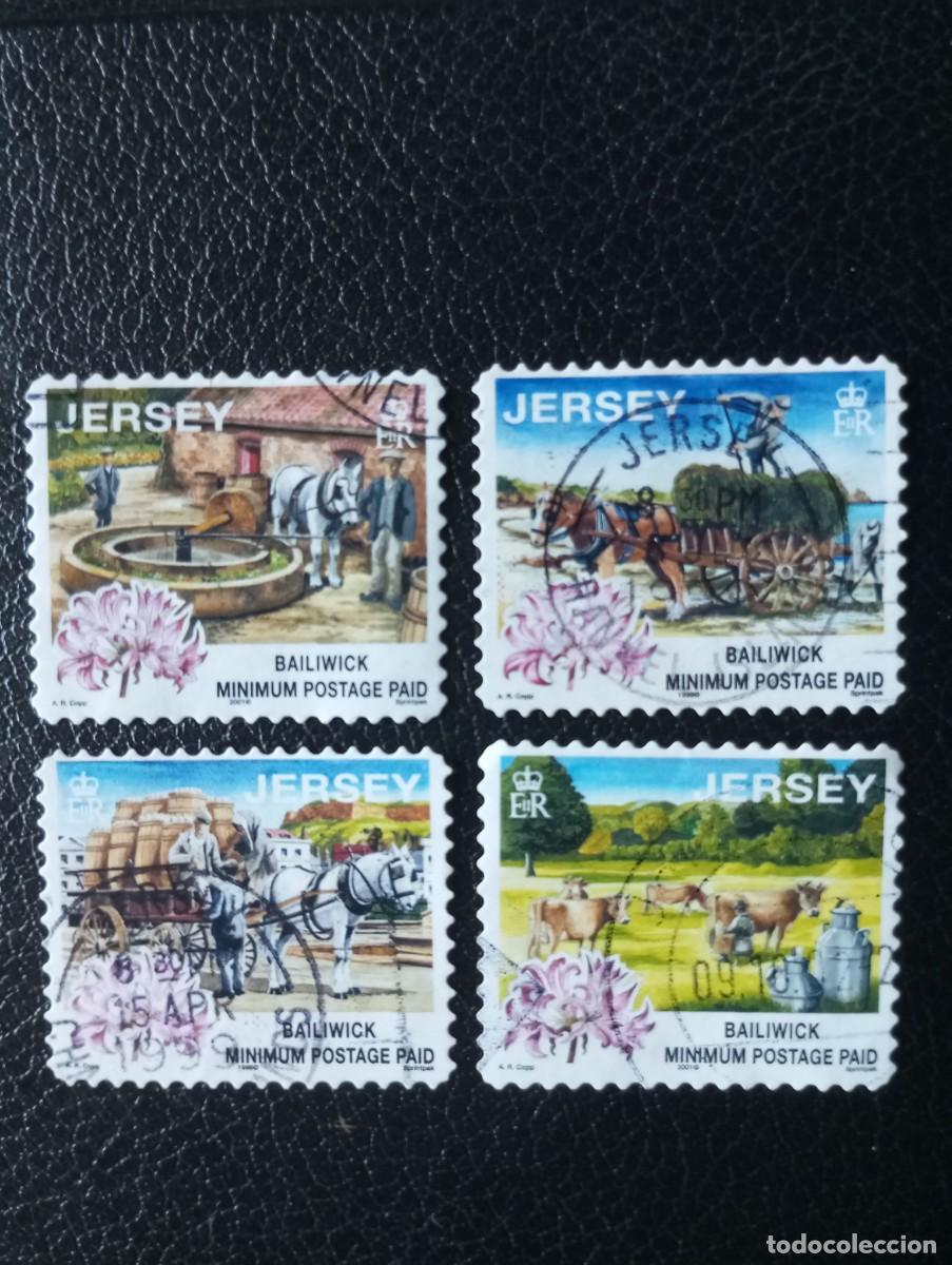Sellos: JERSEY, 1998, TRABAJOS TRADICIONALES, YT 850/3