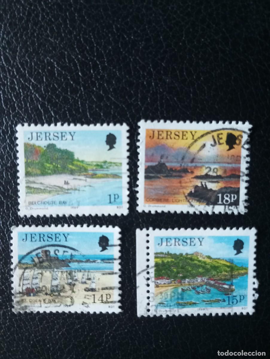 Sellos: JERSEY, 1989, VISTAS DE JERSEY