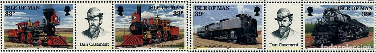 Sellos: 666316 MNH MAN 1992 CONSTRUCCION DE LA PRIMERA LINEA DEL FERROCARRIL TRANSCONTINENTAL