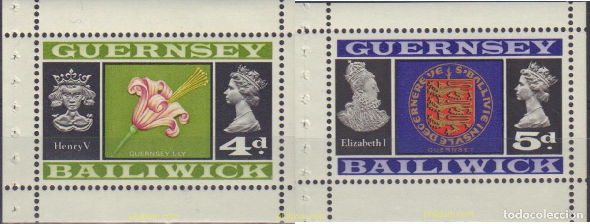 Sellos: 579179 MNH GUERNSEY 1969 MOTIVOS VARIOS