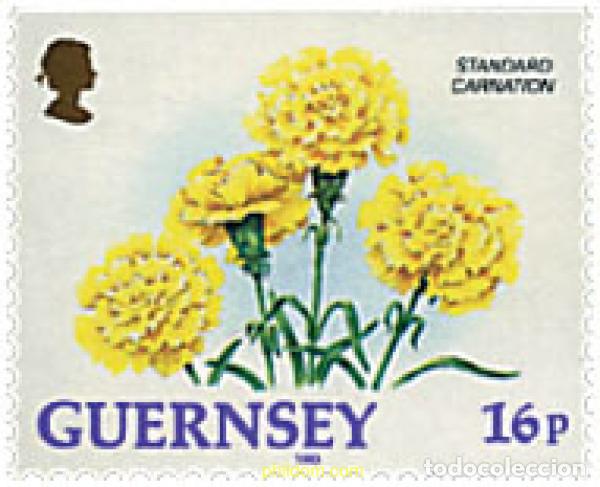 Sellos: 213029 MNH GUERNSEY 1992 FLORES DE GUERNSEY