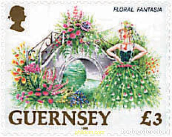 Sellos: 91738 MNH GUERNSEY 1996 FLORES DE GUERNSEY