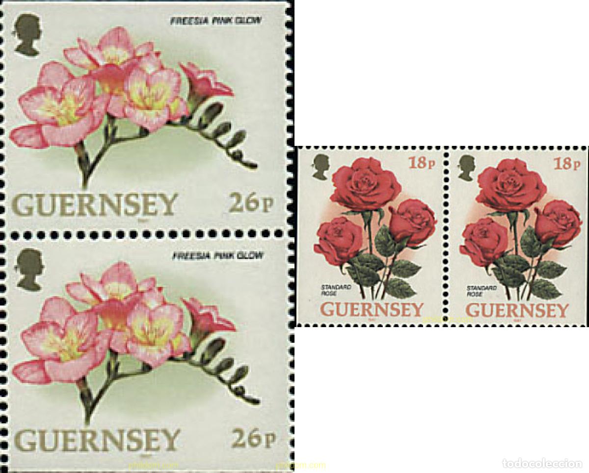 Sellos: 167060 MNH GUERNSEY 1997 FLORES