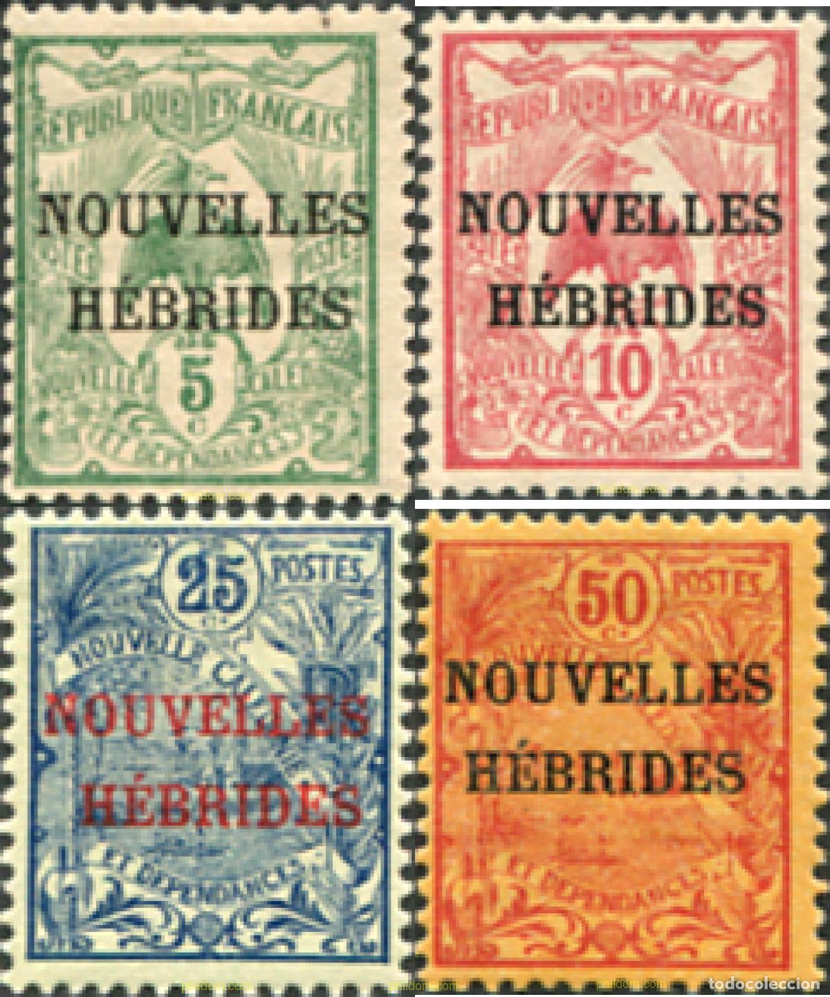 Sellos: 584546 HINGED NUEVAS HEBRIDAS 1908 PAJARO