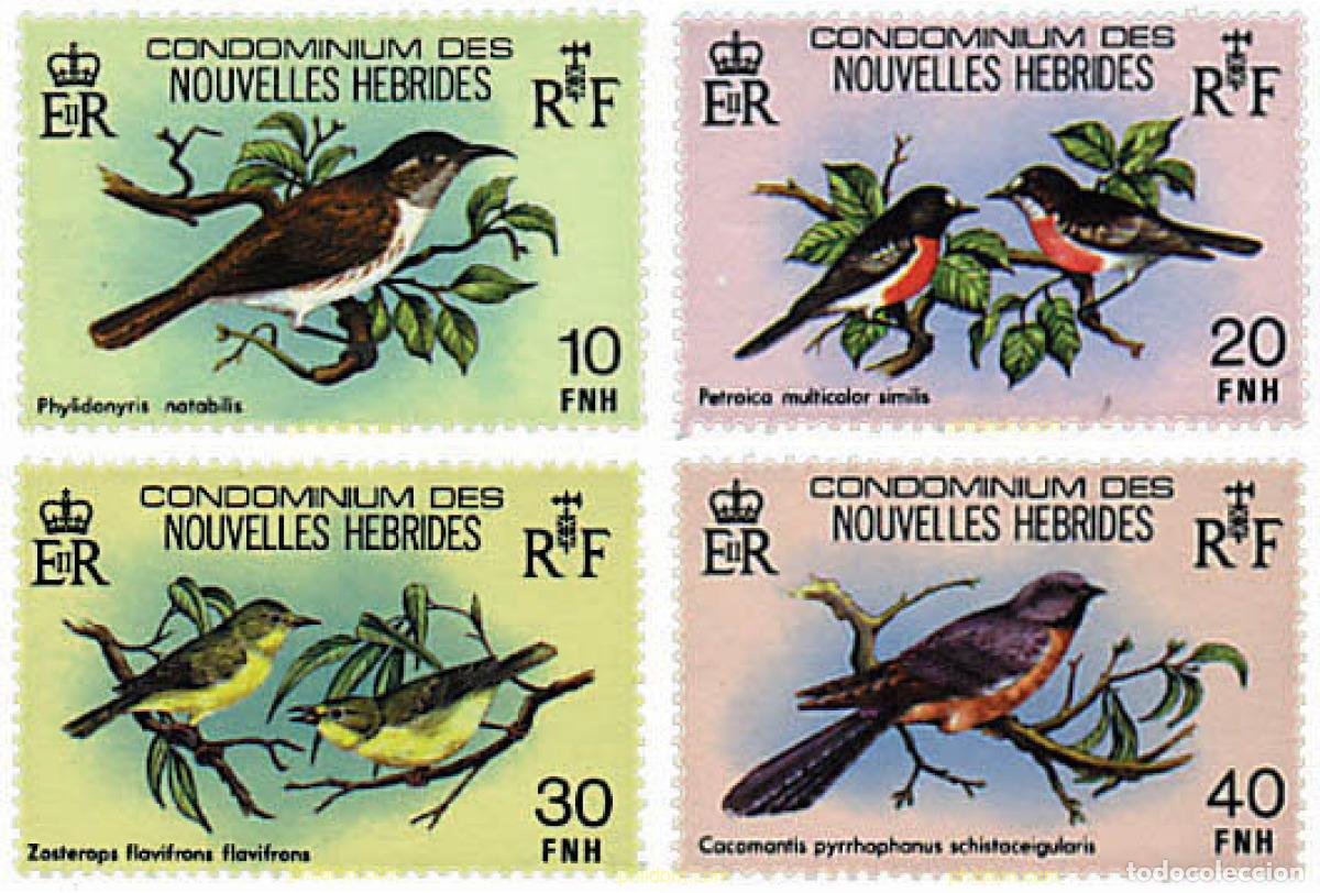 Sellos: 209851 MNH NUEVAS HEBRIDAS 1980 AVES