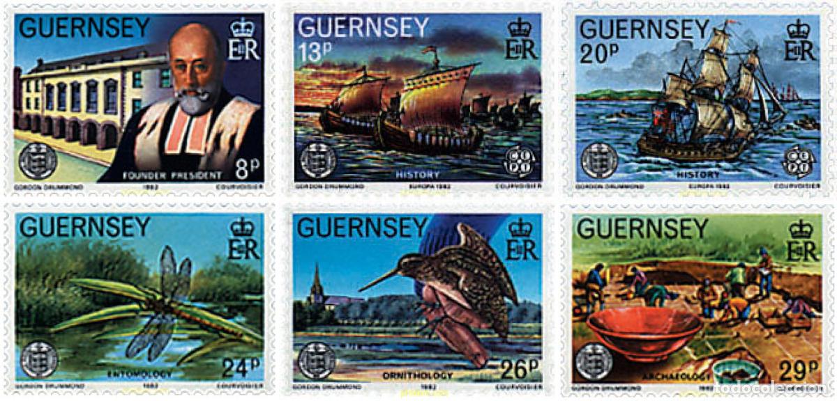Sellos: 62488 MNH GUERNSEY 1982 EUROPA CEPT. HISTORIA