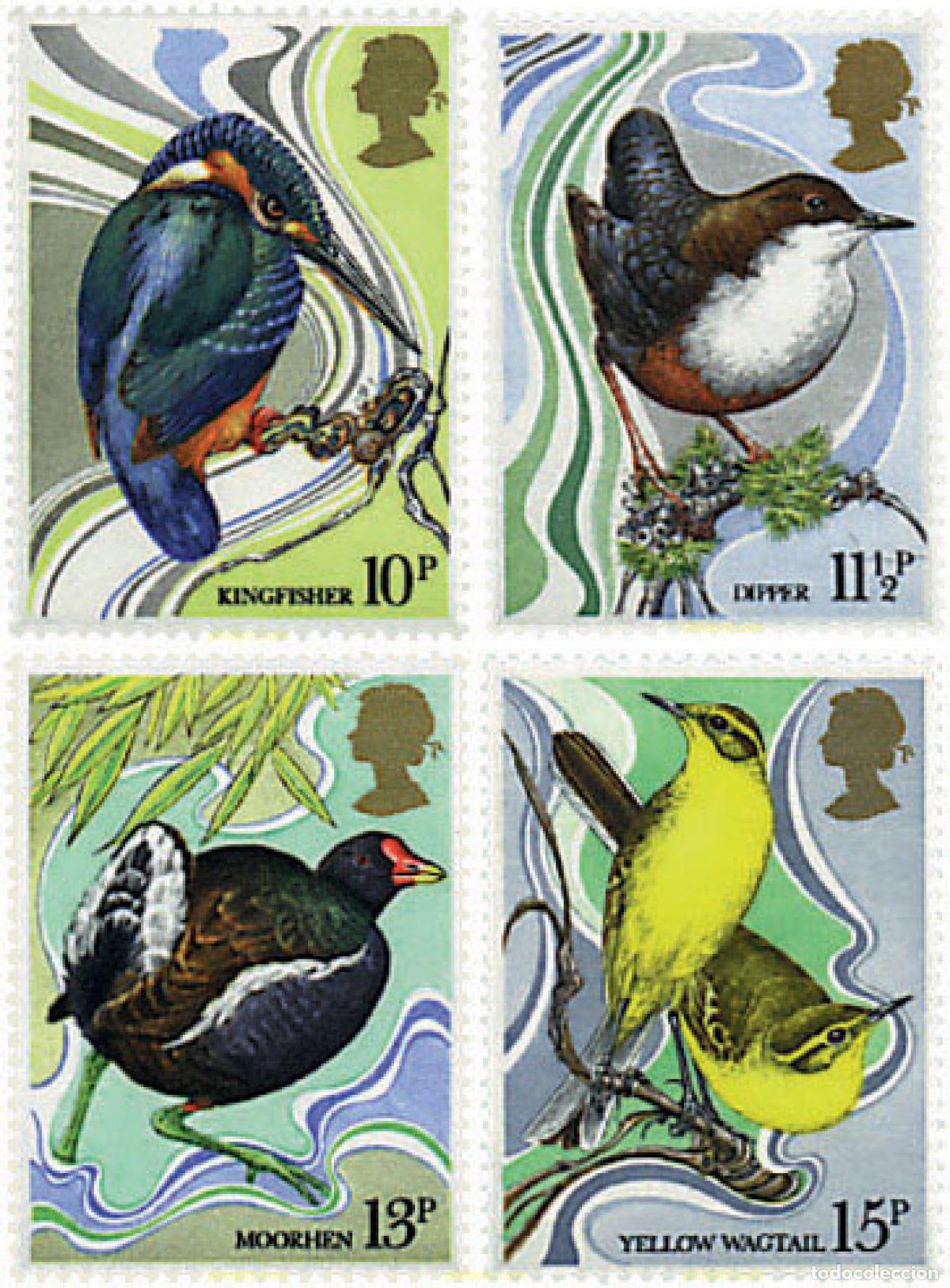 Sellos: 66120 MNH GRAN BRETA&Ntilde;A 1980 AVES DEL REINO UNIDO