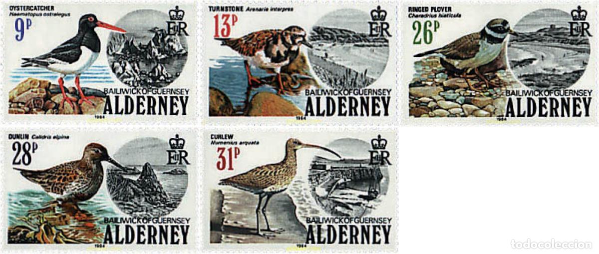 Sellos: 66272 MNH ALDERNEY 1984 AVES