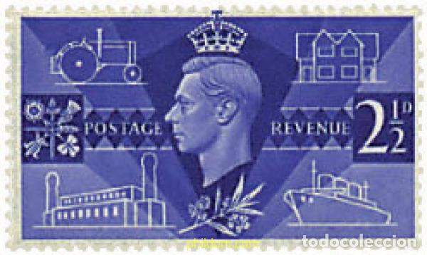 Sellos: 616945 MNH GRAN BRETA&Ntilde;A 1946 ANIVERSARIO DE LA VICTORIA