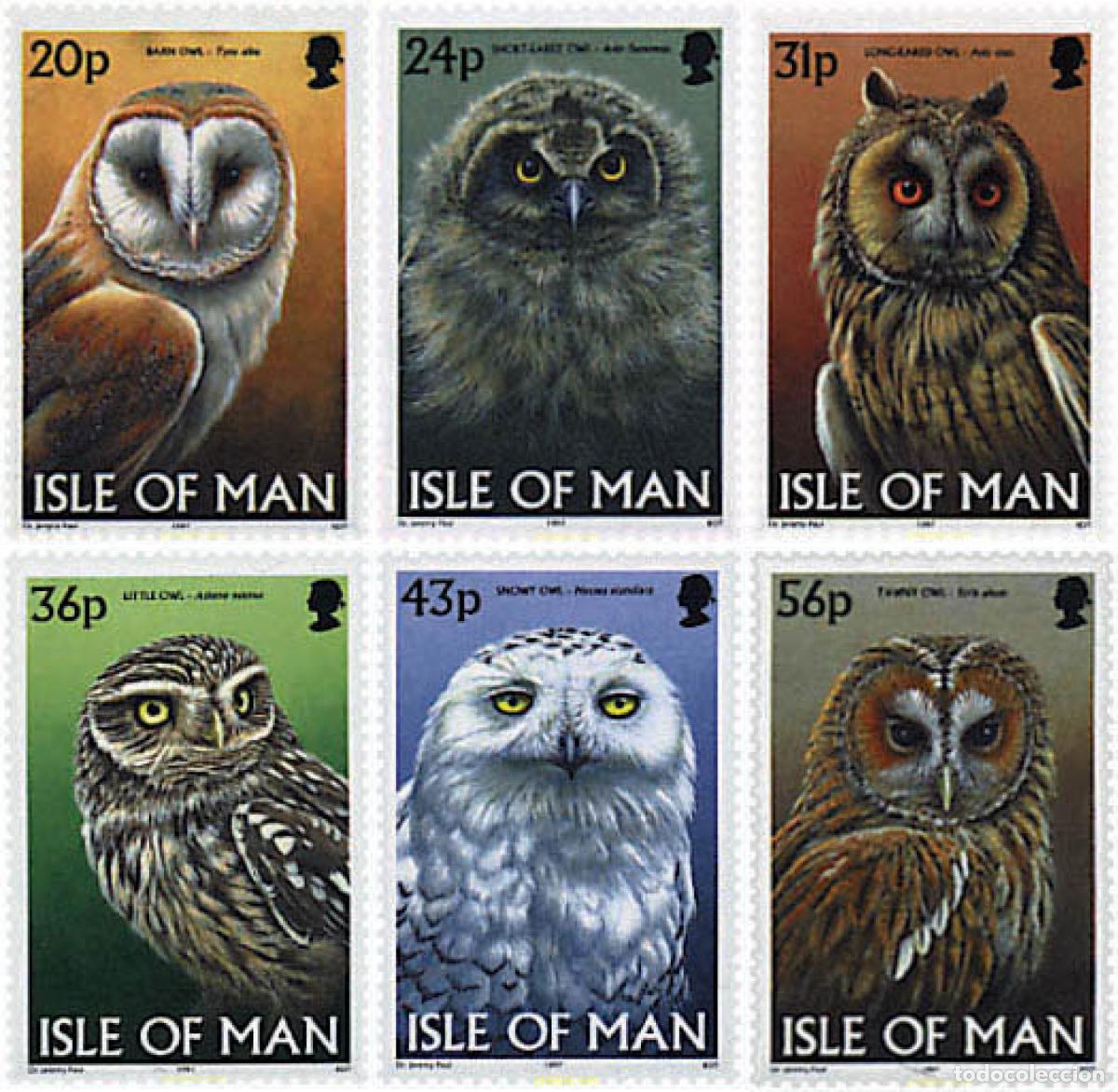 Sellos: 322215 MNH MAN 1997 AVES NOCTURNAS