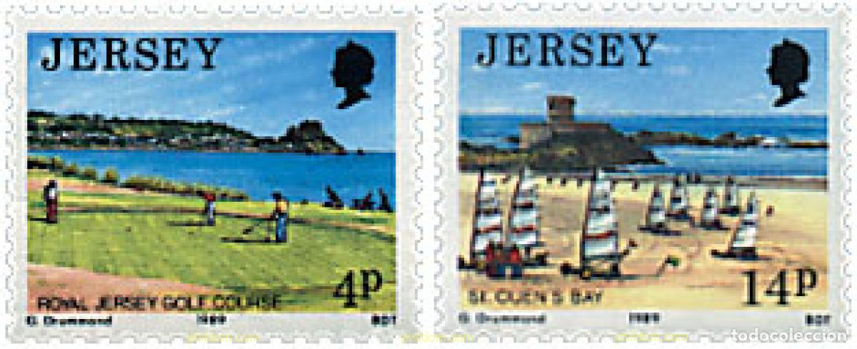 Sellos: 217850 MNH JERSEY 1989 VISTAS DE JERSEY