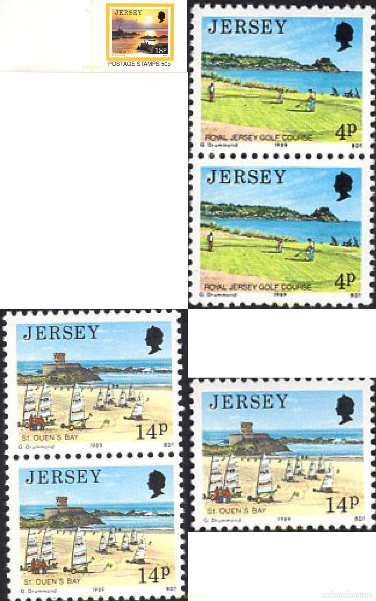 Sellos: 673951 MNH JERSEY 1989 VISTAS DE JERSEY