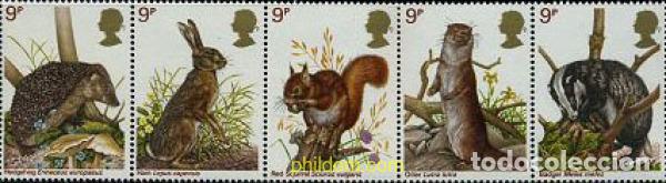Sellos: 183004 MNH GRAN BRETA&Ntilde;A 1977 FAUNA SALVAJE