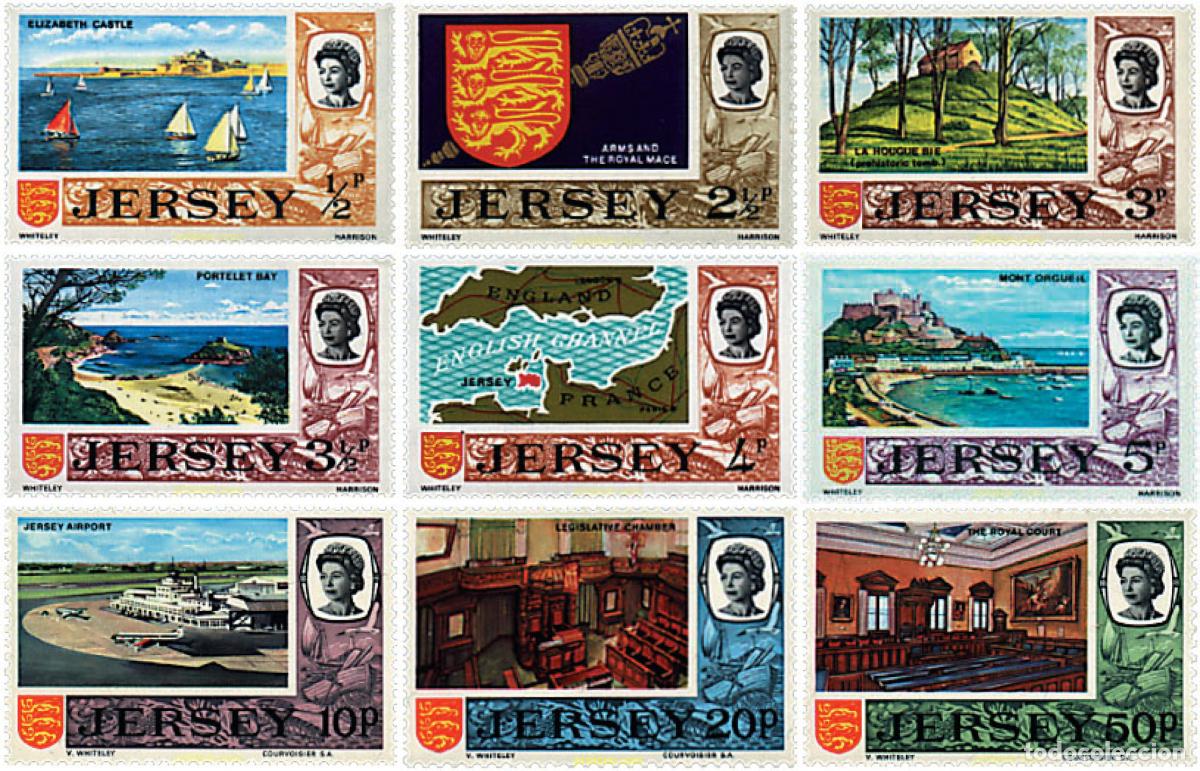 Sellos: 217858 MNH JERSEY 1971 MOTIVOS VARIOS
