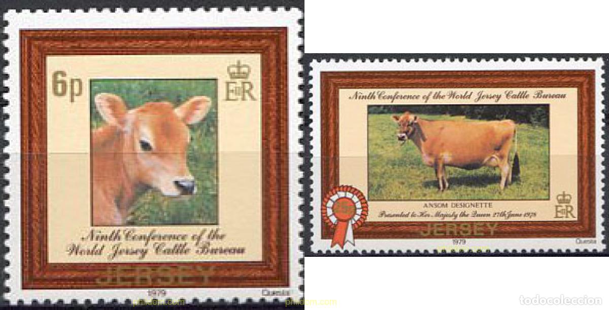 Sellos: 66509 MNH JERSEY 1979 30 ANIVERSARIO DE LA CONFERENCIA DE GANADEROS DE VACAS JERSIANAS