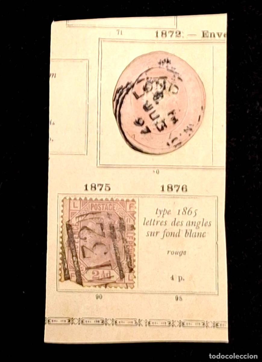 Sellos: 1872-1875 Gran Breta&ntilde;a 2 sellos