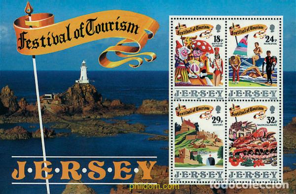 Sellos: 43231 MNH JERSEY 1990 FESTIVAL DE TURISMO