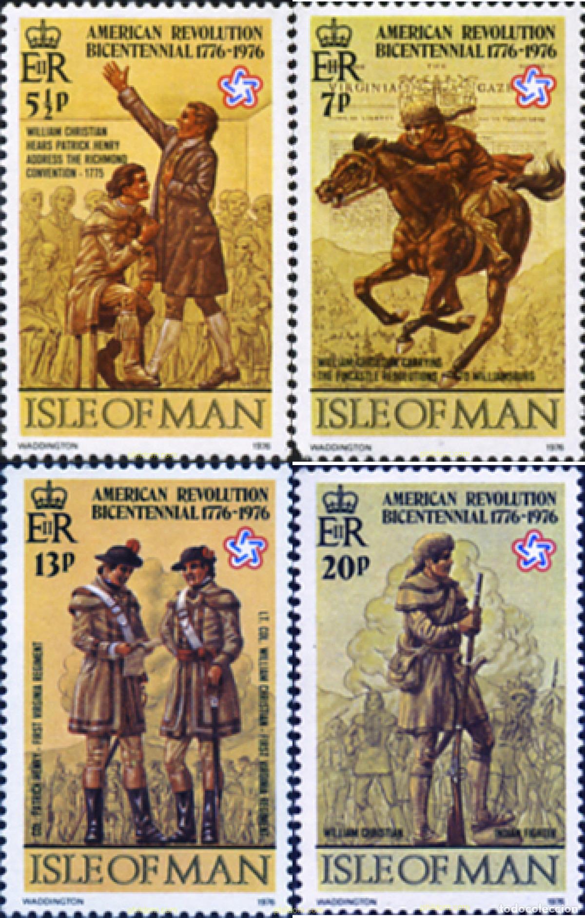 Sellos: 66316 MNH MAN 1976 BICENTENARIO DE LA REVOLUCION AMERICANA