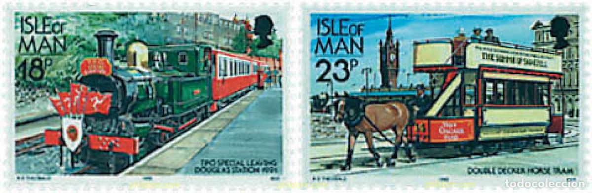 Sellos: 61390 MNH MAN 1992 TRENES