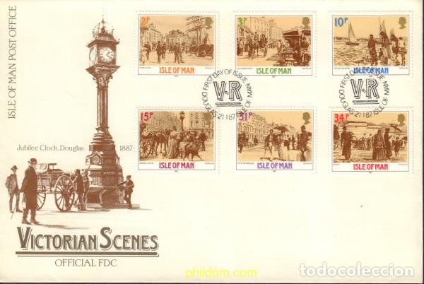 Sellos: 404118 MNH MAN 1987 ESCENAS DE LA EPOCA VICTORIANA