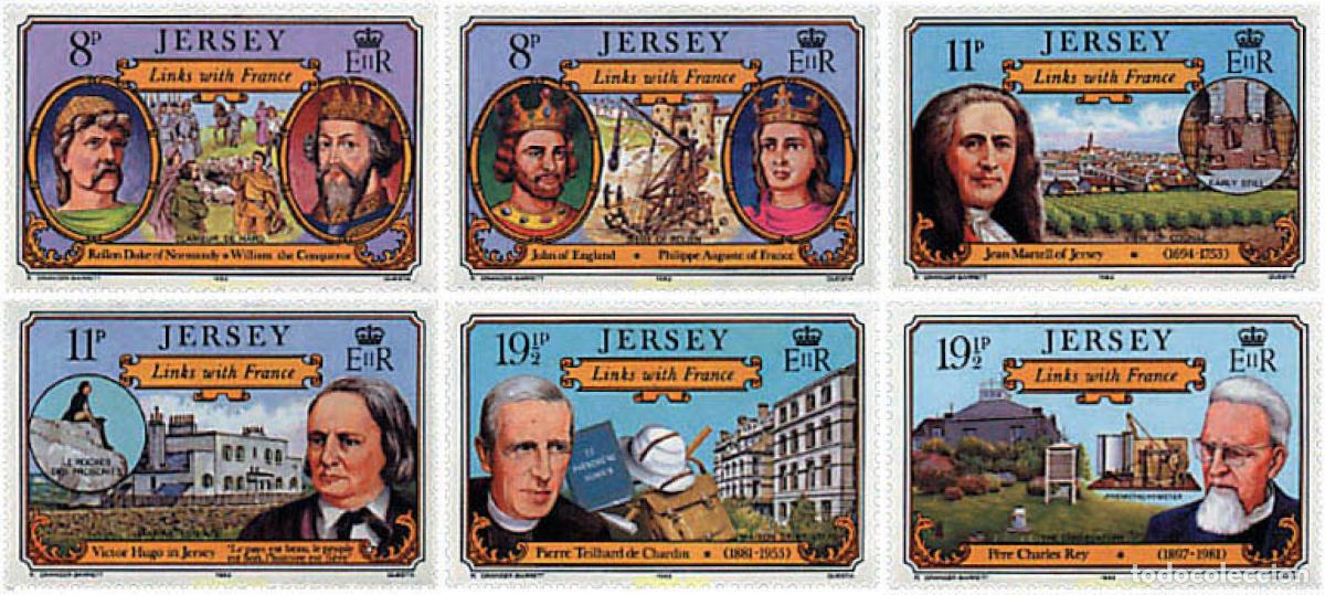 Sellos: 66531 MNH JERSEY 1982 UNION CON FRANCIA