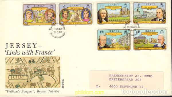 Sellos: 404103 MNH JERSEY 1982 UNION CON FRANCIA
