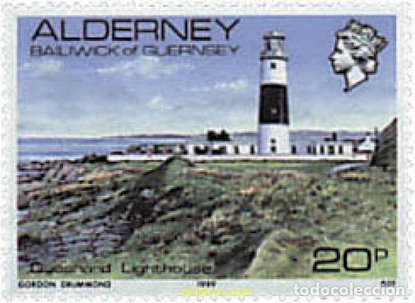 Sellos: 66283 MNH ALDERNEY 1989 FARO
