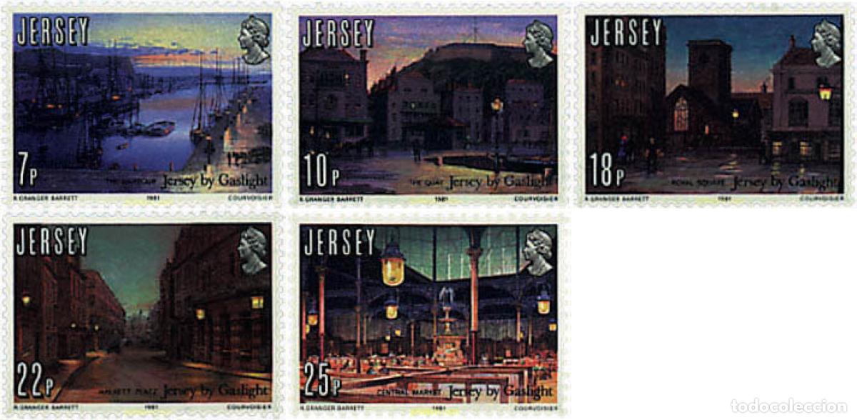 Sellos: 66530 MNH JERSEY 1981 150 ANIVERSARIO DE LA ILUMINACION CON GAS