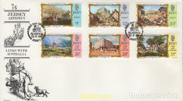 Sellos: 406229 MNH JERSEY 1984 PINTURAS DE JOHN ALEXANDER GILFILLAN